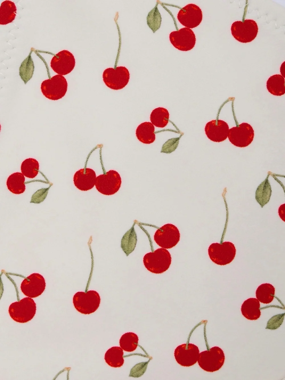 Oh Polly 🍒 Charm Detail 🍒 Triangle Bikini Top in Cherry Print 👙 • Medium • NWT 😍